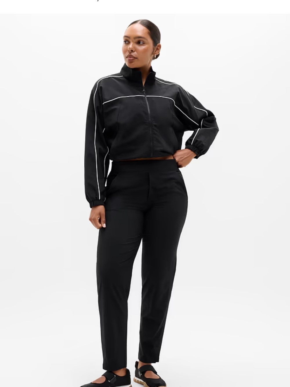 Athleta Women's Brooklyn Ankle Pant Black Size 16